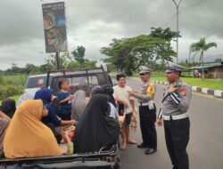 Polres Loteng Himbau Warga Tidak Gunakan Mobil Bak Terbuka Rayakan Libur Nataru.