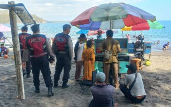 Polres Lombok Barat Tingkatkan Patroli Preventif di Obyek Wisata Pantai Cemara Lembar