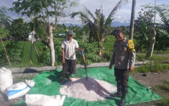 Bhabinkamtibmas Montong Are Dorong Swasembada Pangan