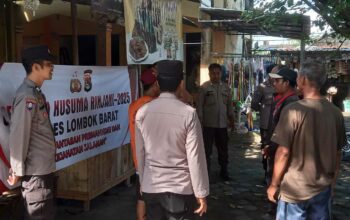 Polres Lombok Barat Gelar Operasi Bina Kusuma di Pasar Karang Bongkot