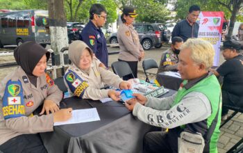 Polda Jateng Sediakan Layanan Cek Kesehatan Gratis untuk 4.000 Pengemudi Ojol