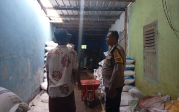 Polsek Labuapi Dukung Pangan Nasional Lewat Pengawasan di Merembu