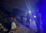 Patroli Malam Intensif Polres Lombok Barat Amankan Kecamatan Kuripan dari 3C dan Balap Liar