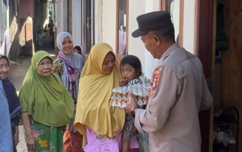 Polsek Kediri Terus Galakkan Program Peduli Stunting di Desa Kediri