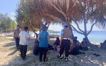 Polsek Sekotong Perketat Patroli Wisata Pantai Elak-Elak demi Keamanan Wisatawan