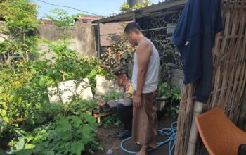 Sinergi Bhabinkamtibmas dan Warga, Kolaborasi Aktif Wujudkan Ketahanan Pangan di Desa Kuranji