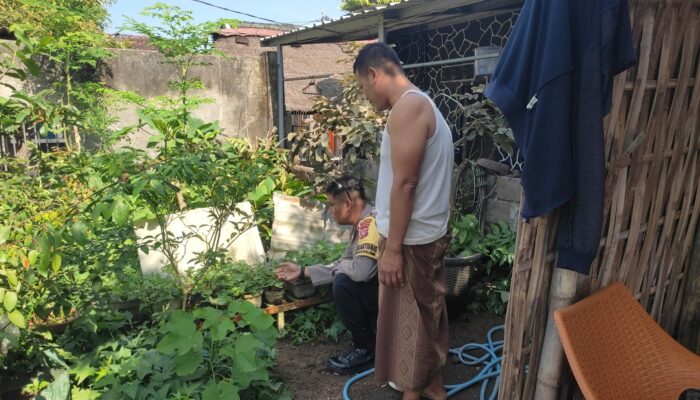 Bhabinkamtibmas Kuranji Dalang Ajak Warga Manfaatkan Lahan Kosong