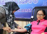 Donor Darah Polres Lombok Barat, Wujud Kepedulian dalam HUT Lalu Lintas ke-70