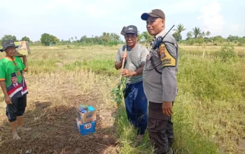 Sinergi Polri dan Petani Wujudkan Ketahanan Pangan di Karang Bongkot