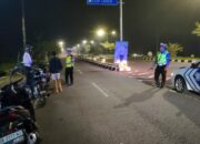 Satlantas Lombok Barat Antisipasi Kejahatan Malam di By Pass BIL 2