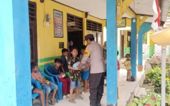 Polsek Madapangga Kawal dan Monitoring Pendistribusian MBG Bagi Ribuan Pelajar dan Kelompok B3 di Wilayah Kecamatan Madapangga
